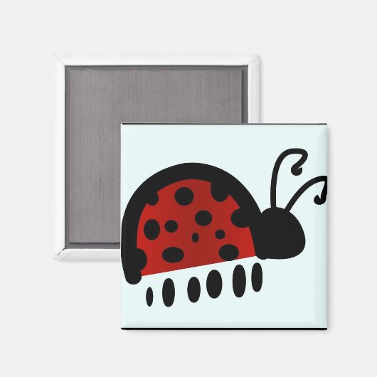 Lady bug magneet (Voorkant / Achterkant)