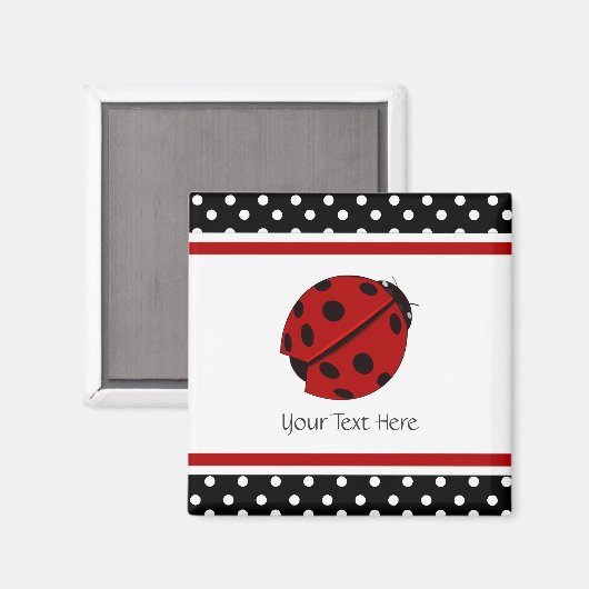 Lady Bug Magnet (Voorkant / Achterkant)