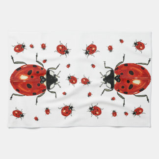 Lady Bug Microfiber Waffle Handdoek