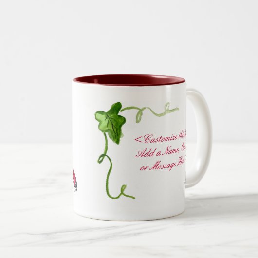 Lady Bug-Mok Tweekleurige Koffiemok (Voorkant rechts)