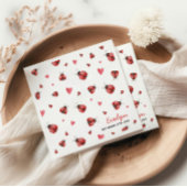 Lady Bug Napkins, Love Bug Napkins Servet
