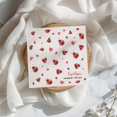 Lady Bug Napkins, Love Bug Napkins Servet