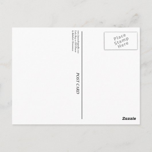 Lady Bug op Dill Flower met Dew Briefkaart (Achterkant)