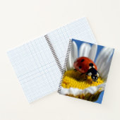 Lady bug op Mok Jigzaag Puzzle Teddy Bear Notitieboek (Binnen)