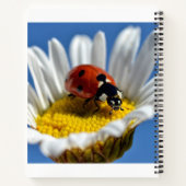 Lady bug op Mok Jigzaag Puzzle Teddy Bear Notitieboek (Achterkant)