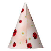 Lady bug party feesthoedjes (Achterkant)