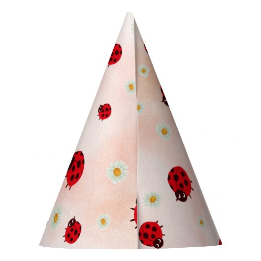 Lady bug party feesthoedjes (Achterkant)