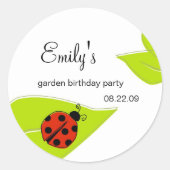 Lady Bug Party Label (Voorkant)