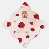 lady bug party photo bedankdoosjes (Ongevouwen)