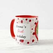 lady bug party photo mok (Voorkant links)