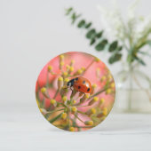 Lady Bug Party-uitnodiging Kaart (Staand voorkant)