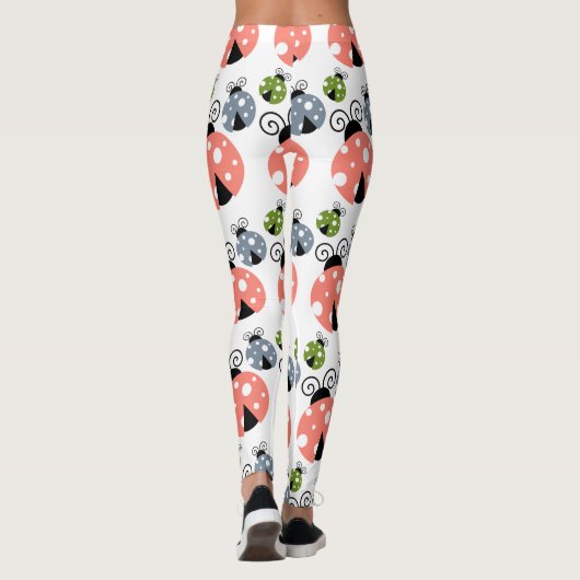 Lady Bug Pattern-Leggings Leggings (Achterkant)