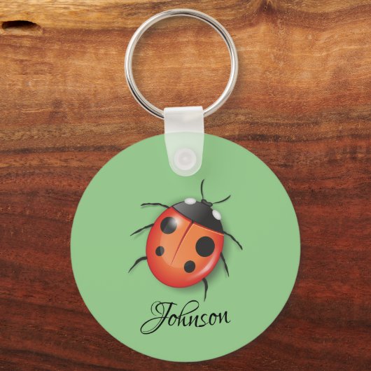 Lady Bug, persoonlijk Sleutelhanger (Voorkant)