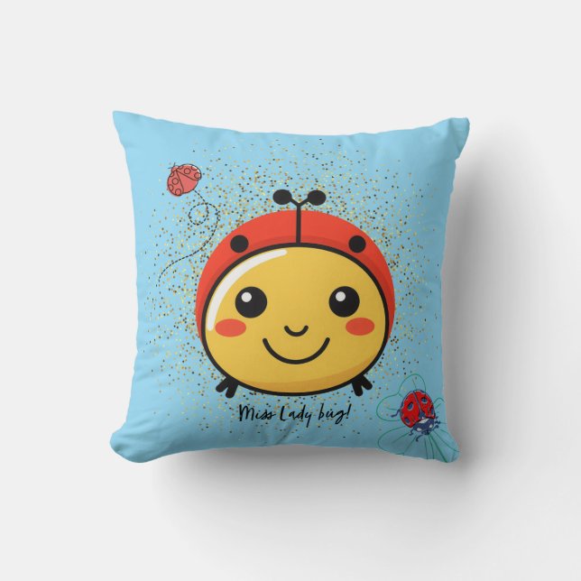 Lady Bug Pillow Kussen (Voorkant)