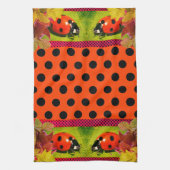 Lady Bug Polka Dots Kitchen Towels Theedoek (Verticaal)