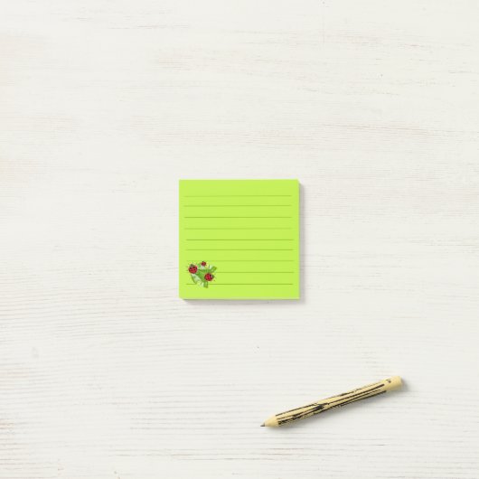 Lady Bug Post-It Notes (Op bureau)