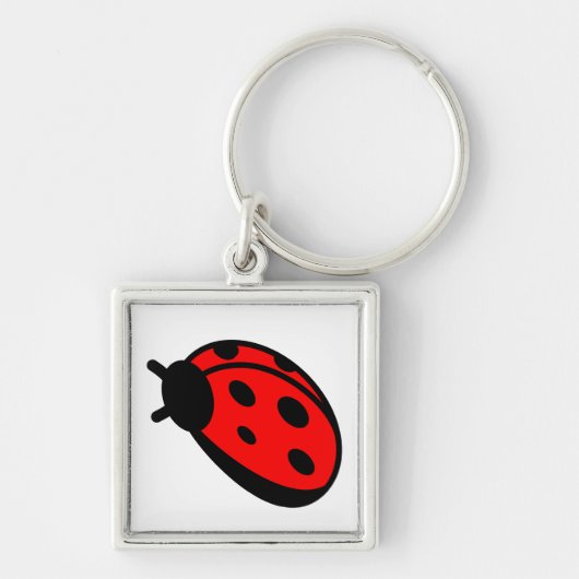 Lady Bug Print Sleutelhanger (Voorkant)