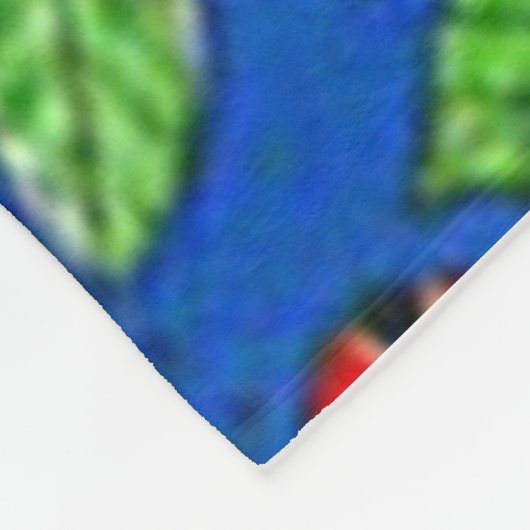 LADY BUG QUILT (gesimuleerde) fleece dekens (Hoek)