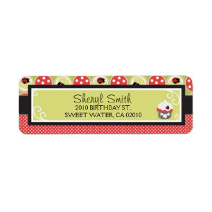 Lady Bug Return-label Etiket