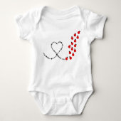 Lady bug romper (Voorkant)