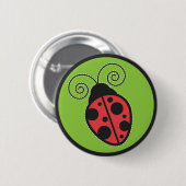 Lady Bug Ronde Button 5,7 Cm (Voorkant /achterkant)