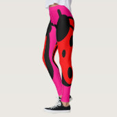 Lady Bug Roze Leggings (Links)