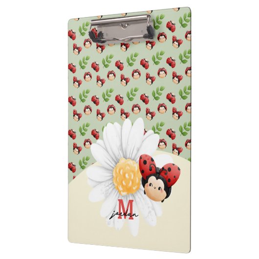 Lady Bug Schattigee Patroon Kinder Custom Klembord (Links)