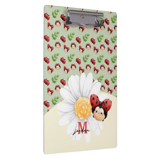 Lady Bug Schattigee Patroon Kinder Custom Klembord (Rechts)