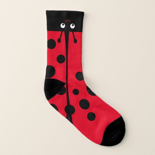Lady Bug Sokken (Links binnenkant)