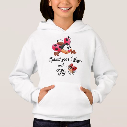 Lady Bug "Spread Your Wings" Hoodie (Voorkant)