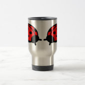 Lady Bug Stainless Steel 15 oz Reis/Commuter Mok (Center)