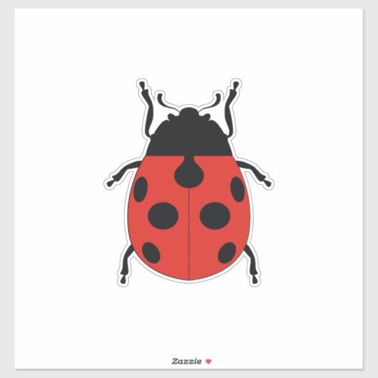 LADY BUG STICKER (Vel)