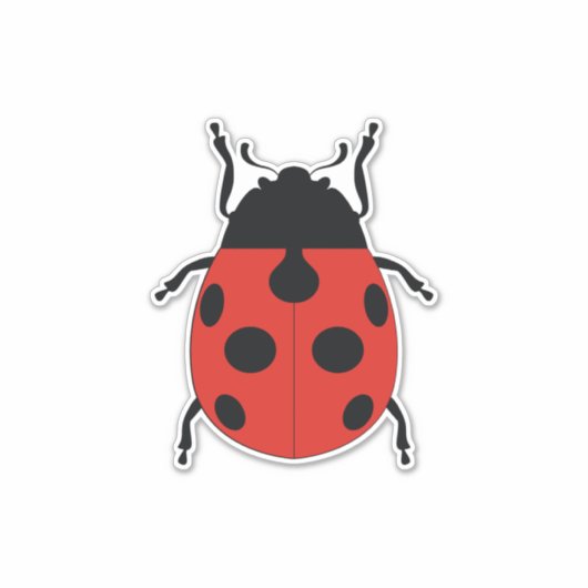 LADY BUG STICKER (Voorkant)