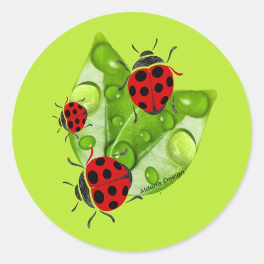 Lady Bug Sticker (Voorkant)