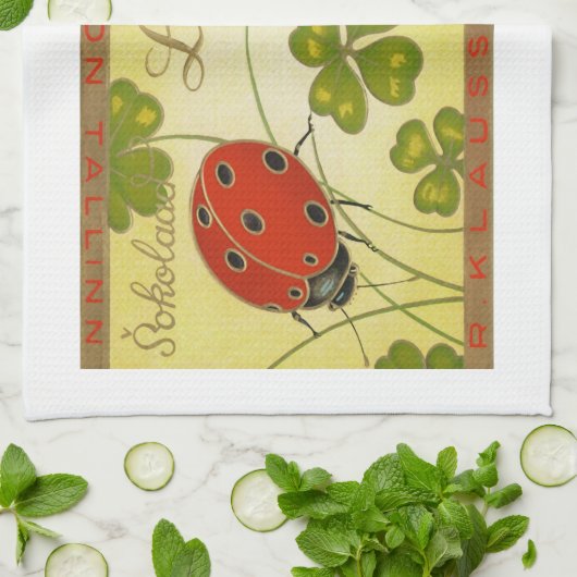 Lady Bug Tea Towel Theedoek (Gevouwen)