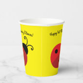 Lady Bug verjaardagsfeestje Papieren Bekers (Rechts)