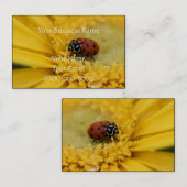 Lady bug visitekaartje (Voorkant / Achterkant)