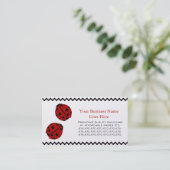 Lady Bug Visitekaartje (Staand voorkant)