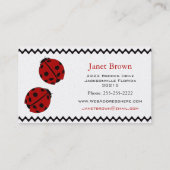 Lady Bug Visitekaartje (Achterkant)