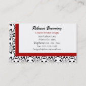 Lady Bug-Visitekaartjes Visitekaartje (Achterkant)