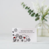 Lady Bug-Visitekaartjes Visitekaartje (Staand voorkant)