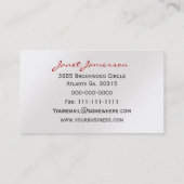 Lady Bug-Visitekaartjes Visitekaartje (Achterkant)