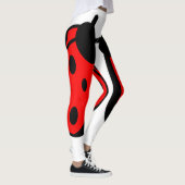 Lady Bug Witte Leggings (Rechts)