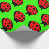 Lady Bug Wrapping Paper Cadeaupapier (Hoek)