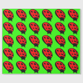 Lady Bug Wrapping Paper Cadeaupapier (Vlak)