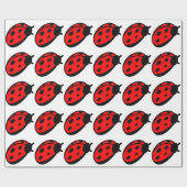 Lady Bug Wrapping Paper Cadeaupapier (Vlak)