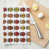 Lady Bugs 1 keukenhanddoek (Quarter Fold)