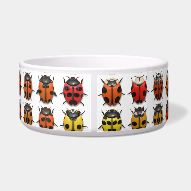 Lady Bugs 1 Pet Bowl Voerbakje (Achterkant)