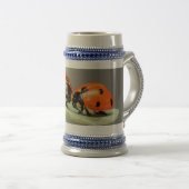Lady Bugs 22 oz Stein Bierpul (Voorkant rechts)