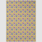 Lady Bugs Amongst the Flowers on a Midsummer Day Tissuepapier (Voorkant)